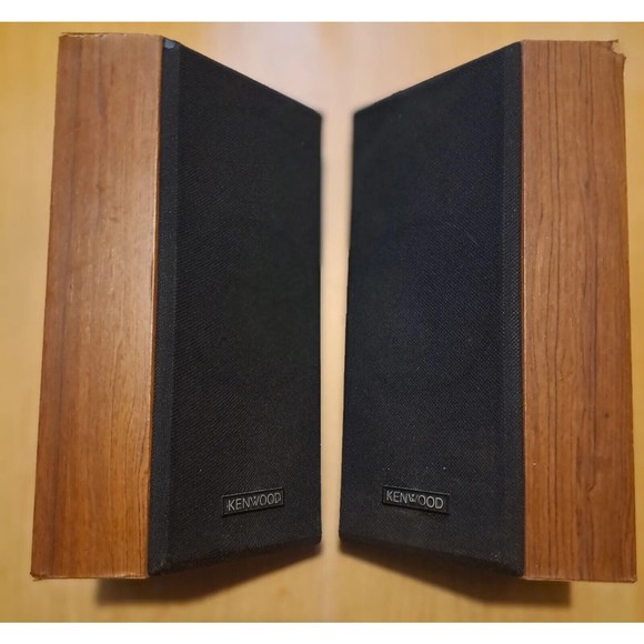 Kenwood LSK-06K 4" Full Range 40 W 8 OHM Corner Bookshelf Wall Speaker Vintage - Picture 1 of 16